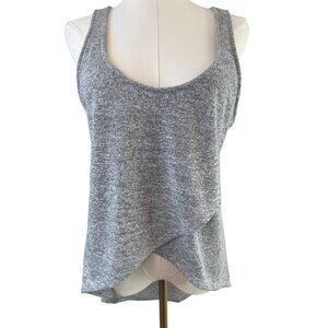2/$25 Express One Eleven Gray Asymmetrical Hem Tank Top Size M